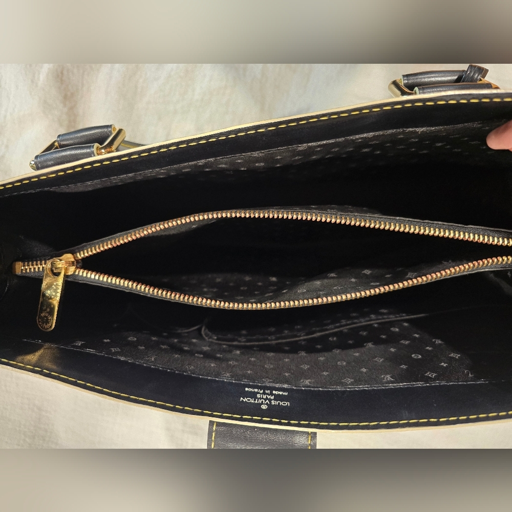 Louis Vuitton Noir Suhali Le Fabuleux Black Tote Bag Trunk Speedy Neverfull Gold - Picture 17 of 17